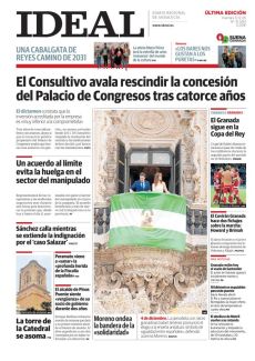 MORENO ONDEA LA BANDERA DE LA «SOLIDARIDAD»