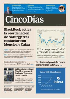 BLACKROCK ACTIVA LA REORDENACIÓN DE NATURGY TRAS CONTACTAR CON MONCLOA Y CAIXA