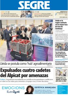 LLEIDA SE POSTULA COMO ‘HUB’ AGROALIMENTARIO