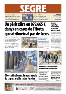 UN PÈRIT XIFRA EN 879.665 € DANYS EN CASES DE L’HORTA QUE ATRIBUEIX AL PAS DE TRENS