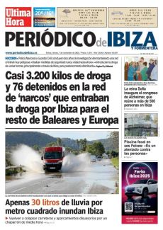 APENAS 30 LITROS DE LLUVIA POR METRO CUADRADO INUNDAN IBIZA