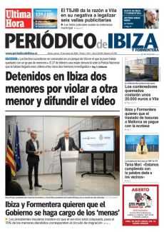 IBIZA Y FORMENTERA QUIEREN QUE EL GOBIERNO SE HAGA CARGO DE LOS ‘MENAS’