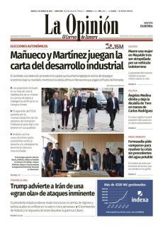 MAÑUECO Y MARTÍNEZ JUEGAN LA CARTA DEL DESARROLLO INDUSTRIAL